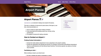 Airport Pianos